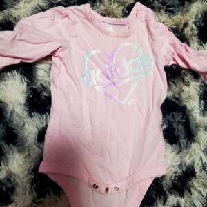 Adidas baby onesie